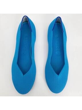 Rothy’s Round Toe Flats – Peacock – Size 6 – New in Box – Retired Color